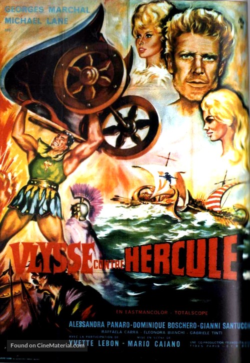 Ulisse contro Ercole - French Movie Poster
