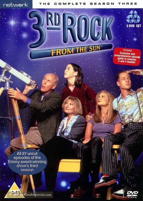 &quot;3rd Rock from the Sun&quot; - British DVD movie cover