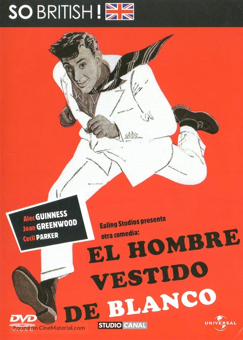 The Man in the White Suit - Spanish DVD movie cover