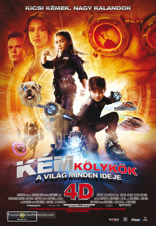 Spy Kids: All the Time in the World in 4D - Hungarian Movie Poster