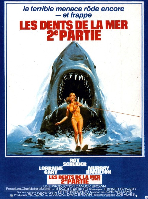 Jaws 2 - French Movie Poster