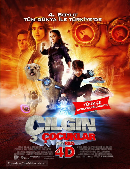 Spy Kids: All the Time in the World in 4D - Turkish Movie Poster