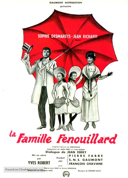 Famille Fenouillard, La - French Movie Poster