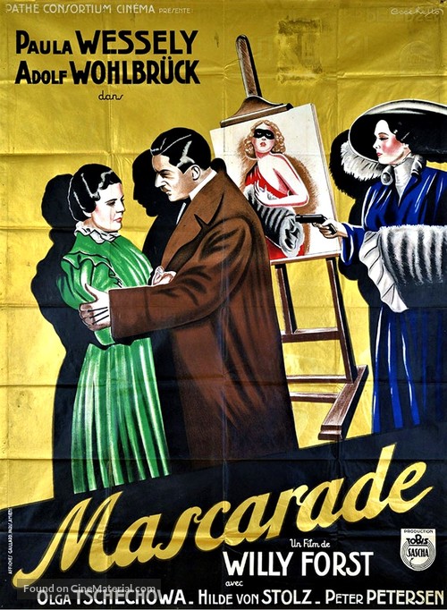 Maskerade - French Movie Poster