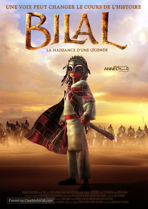 Bilal: A New Breed of Hero - French Movie Poster