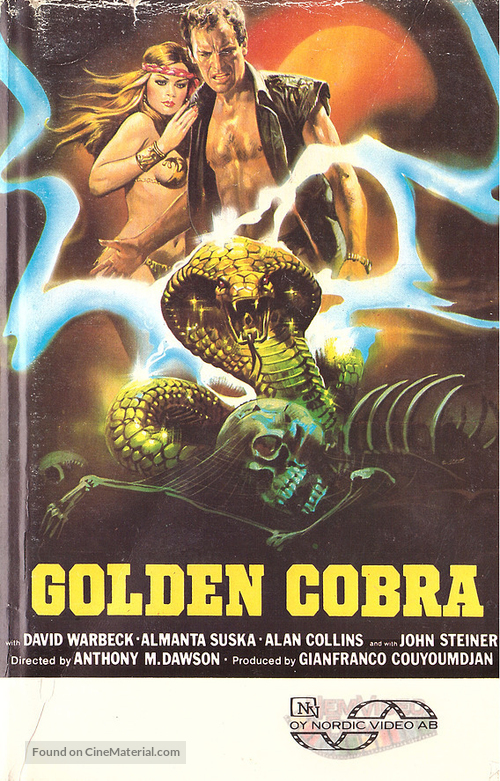 Cacciatori del cobra d&#039;oro, I - Finnish VHS movie cover