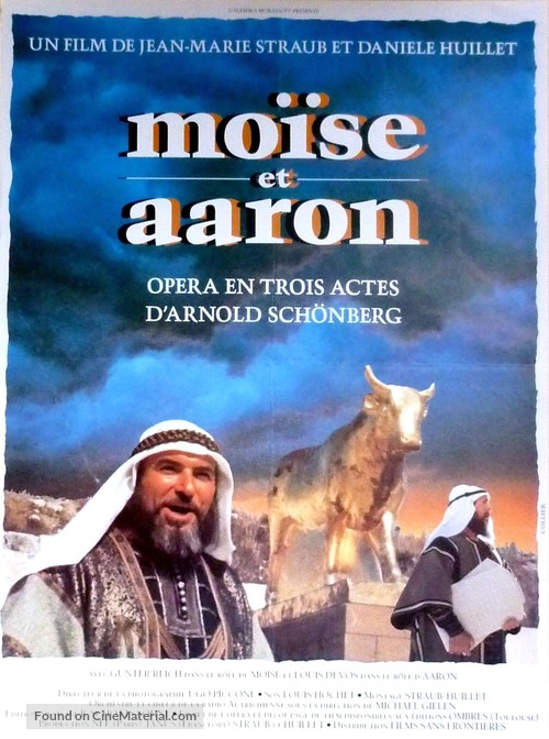 Moses und Aron - French Movie Poster