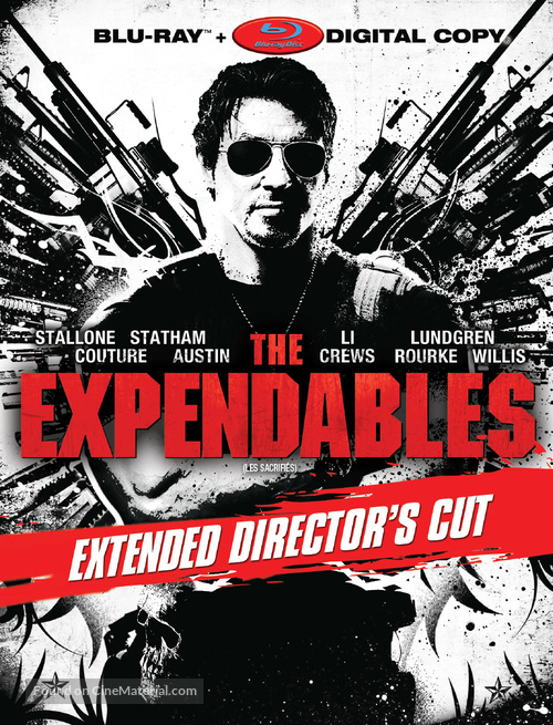The Expendables - Canadian Blu-Ray movie cover