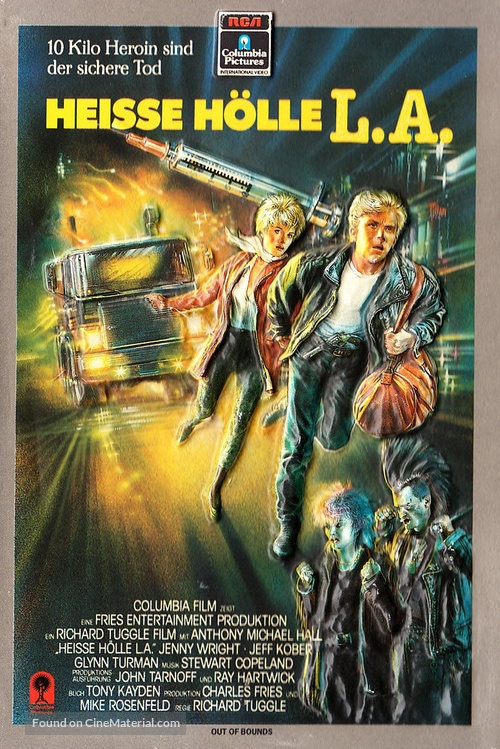 Out of Bounds - German VHS movie cover
