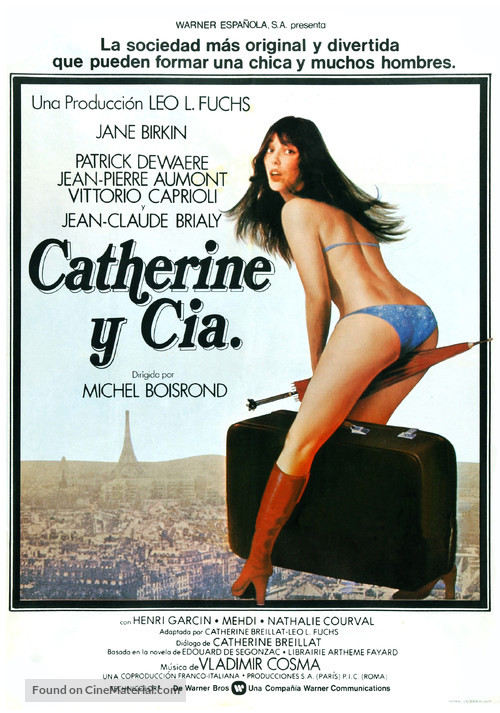 Catherine et Cie - Spanish Movie Poster