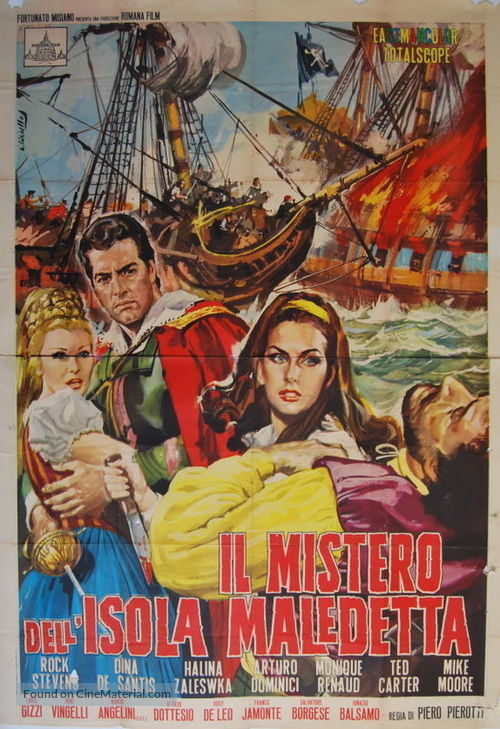 Il mistero dell&#039;isola maledetta - Italian Movie Poster