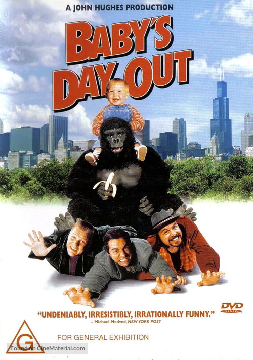 Baby&#039;s Day Out - Australian DVD movie cover