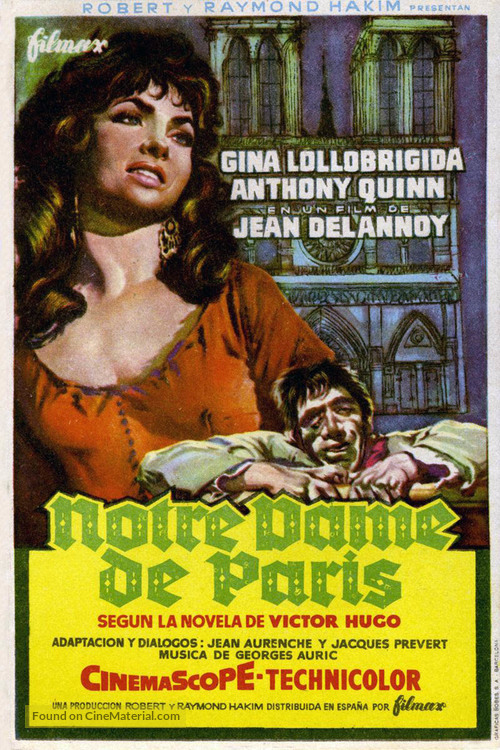 Notre-Dame de Paris - Spanish Movie Poster