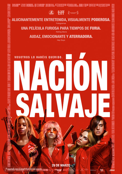 Assassination Nation - Spanish Movie Poster