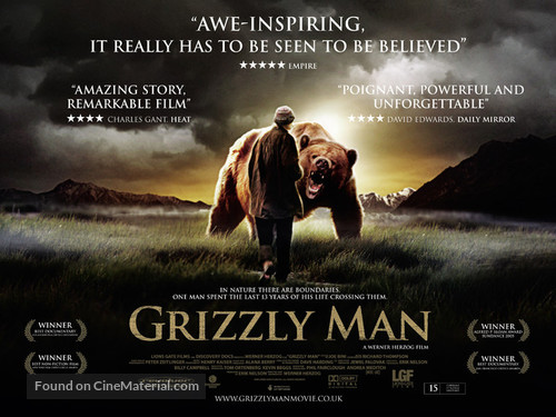Grizzly Man - British Movie Poster