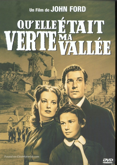 How Green Was My Valley - French Movie Cover