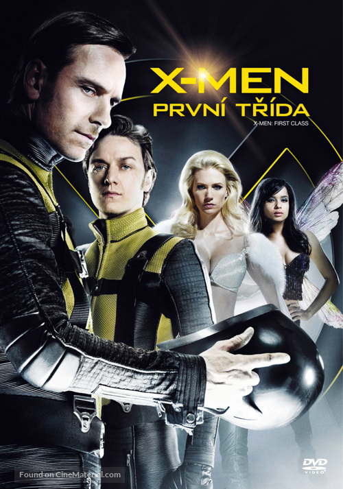 X-Men: First Class - Czech DVD movie cover