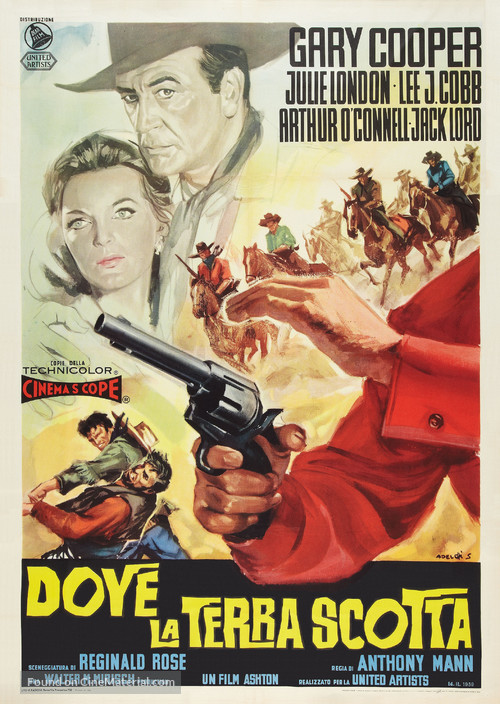 Man of the West - Italian Theatrical movie poster