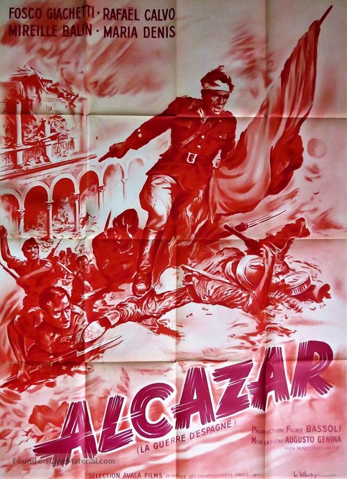 Assedio dell&#039;Alcazar, L&#039; - French Movie Poster