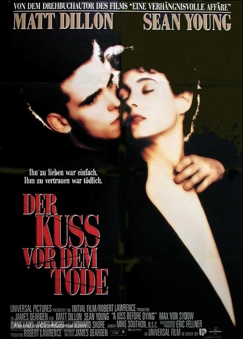 A Kiss Before Dying - German Movie Poster