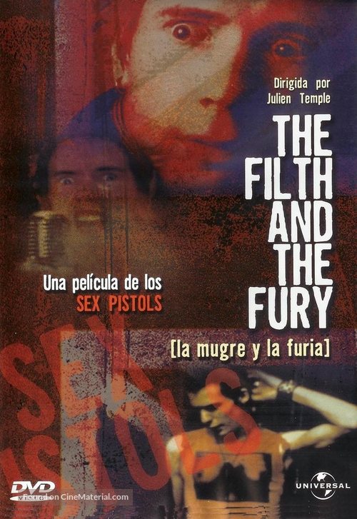 The Filth and the Fury - Spanish DVD movie cover