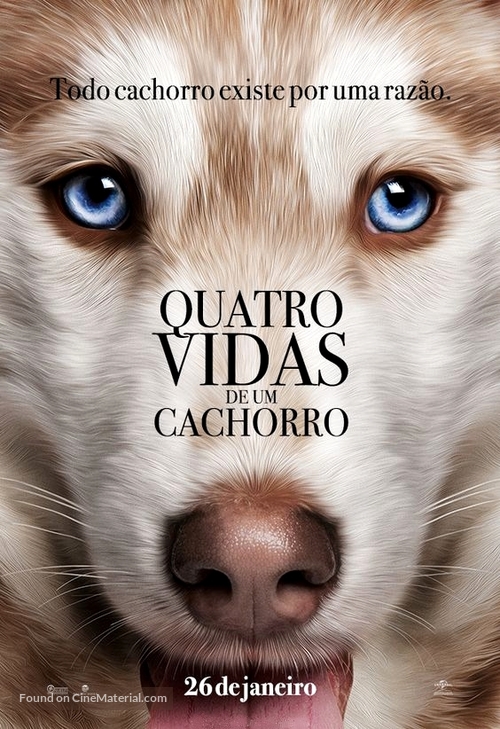A Dog&#039;s Purpose - Brazilian Movie Poster