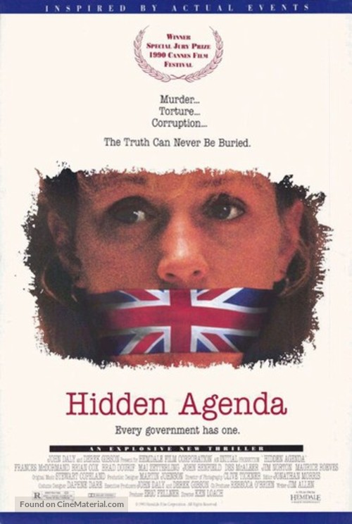 Hidden Agenda - British Movie Poster