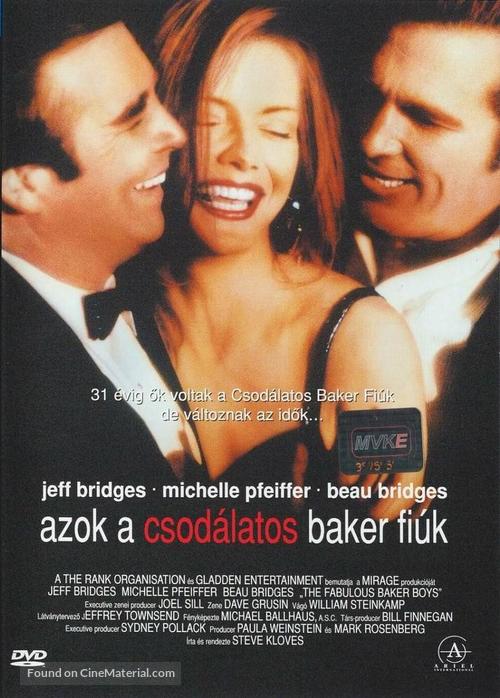 The Fabulous Baker Boys - Hungarian DVD movie cover