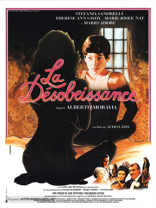 La disubbidienza - French Movie Poster