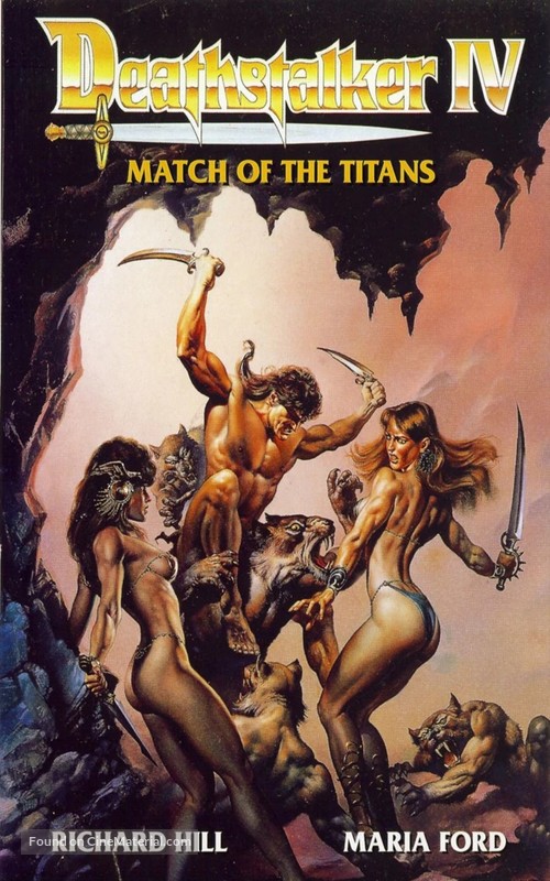 Deathstalker IV: Match of Titans - VHS movie cover