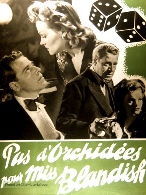 No Orchids for Miss Blandish - French Movie Poster