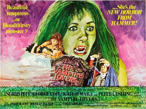 The Vampire Lovers - British Movie Poster