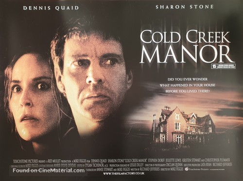 Cold Creek Manor - British Movie Poster