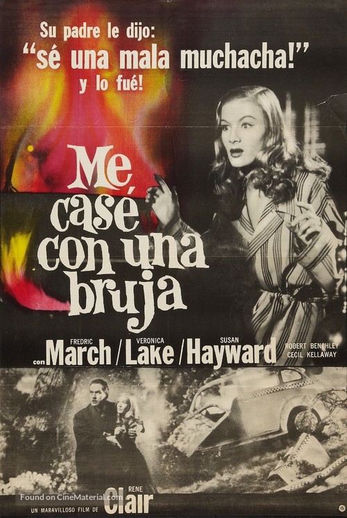 I Married a Witch - Argentinian Re-release movie poster