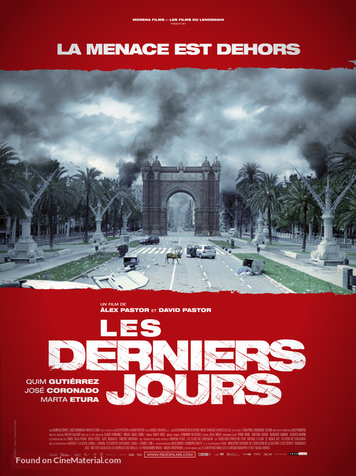 Los &uacute;ltimos d&iacute;as - French Movie Poster