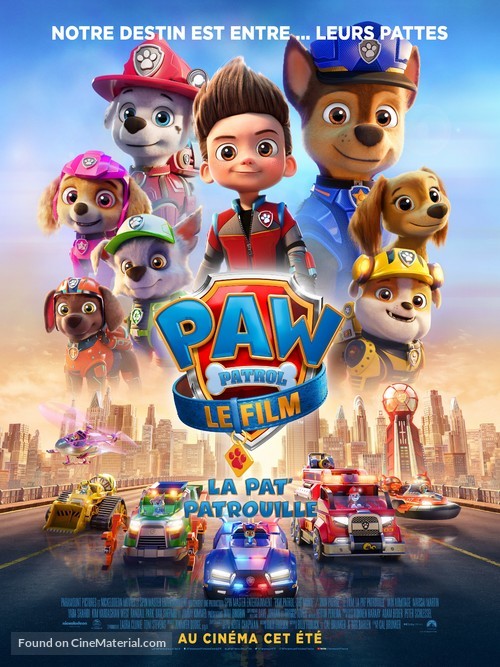 Paw Patrol: The Movie - French Movie Poster