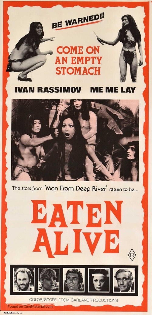 Mangiati vivi! - Australian Movie Poster