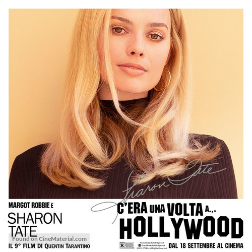 Once Upon a Time in Hollywood - Italian Movie Poster