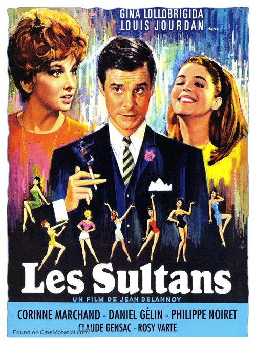 Les Sultans - Belgian Movie Poster