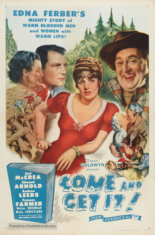 Come and Get It - Re-release movie poster