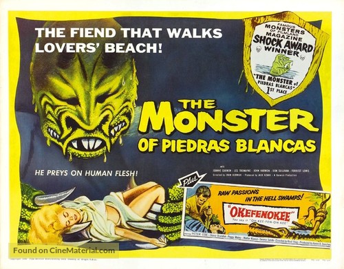 The Monster of Piedras Blancas - British Movie Poster