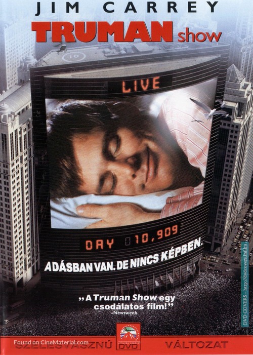 The Truman Show - Hungarian DVD movie cover