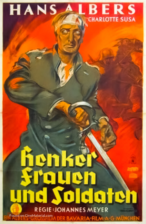 Henker, Frauen und Soldaten - German Movie Poster