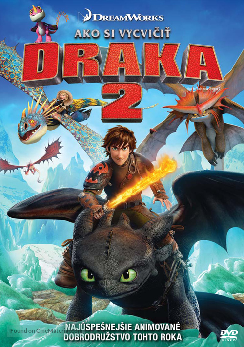 How to Train Your Dragon 2 - Slovak DVD movie cover