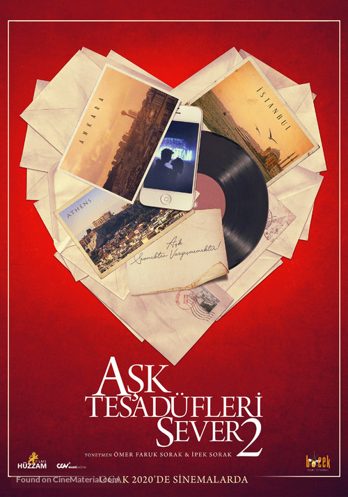 Ask Tesad&uuml;fleri Sever 2 - Turkish Movie Poster