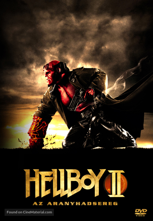 Hellboy II: The Golden Army - Hungarian Movie Cover