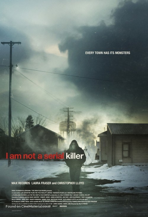 I Am Not a Serial Killer - British Movie Poster