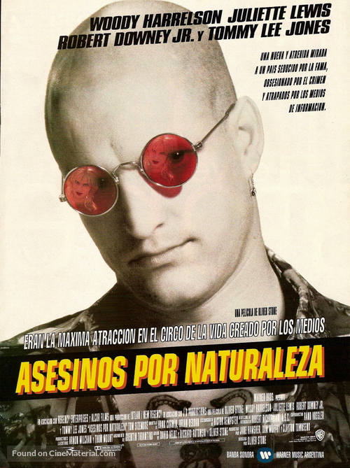Natural Born Killers - Argentinian Movie Poster