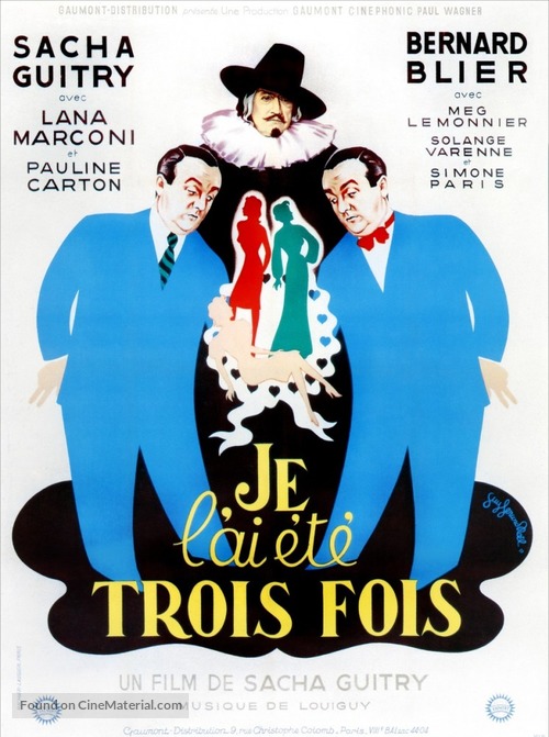Je l&#039;ai &eacute;t&eacute; trois fois - French Movie Poster