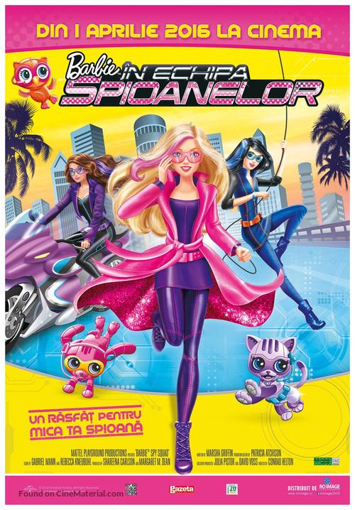 Barbie: Spy Squad - Romanian Movie Poster